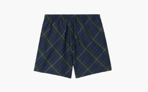 Burberry Check Swim Shorts  Midnight