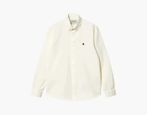 Carhartt WIP Madison Button Shirt Cream