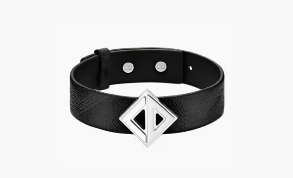 CHRISTIAN DIOR Diamond Bangle Black