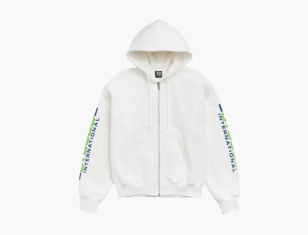 Stussy Blade Zip Hoodie Off White