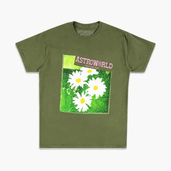 Travis Scott Cactus Jack Tee Green