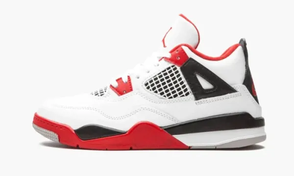 Air Jordan 4 Retro PS Fire Red 2020 Kids