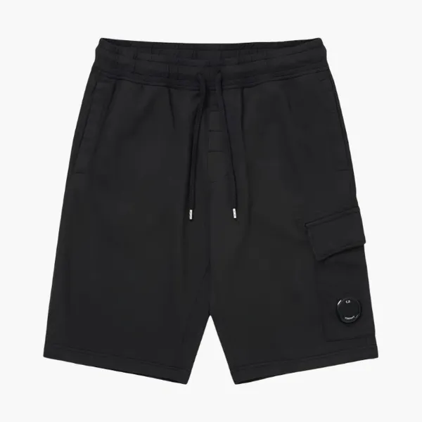 C.P. Company Stretch Sateen Shorts Black