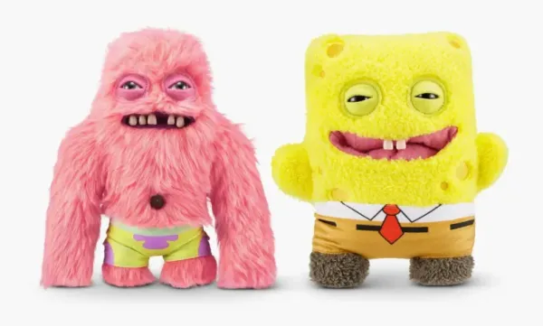 Fuggler Plush Bundle Set SpongeBob SquarePants & Patrick Star (23.7 CM)