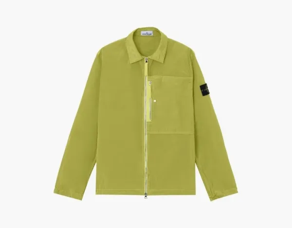 Stone Island Nylon Metal Econyl Overshirt Green