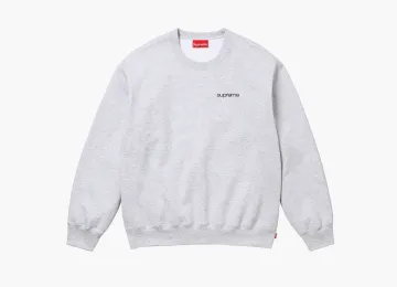 Supreme NYC Crewneck Ash Grey
