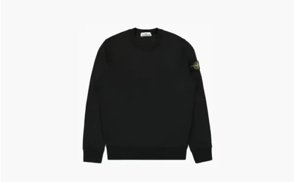 Stone Island Garment Dyed Sweatshirt Black