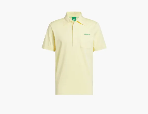 Adidas Originals Archive Pocket Polo Shirt Almost Yellow