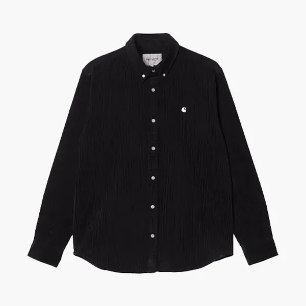 Carhartt WIP Madison Corduroy Shirt Black