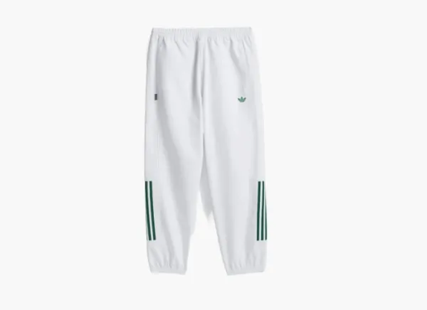 Adidas Originals Skateboarding Gatsele Track Pants  Crystal White / Dark Green