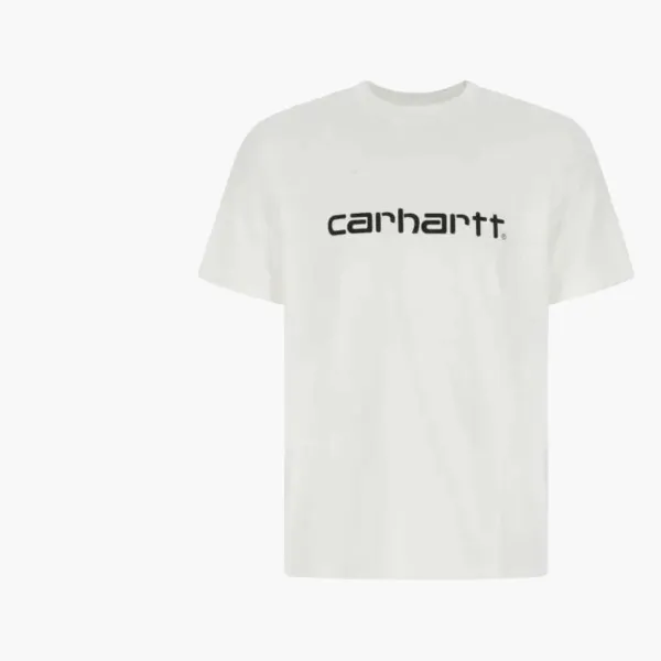 Carhartt WIP Script Logo T-Shirt Cream