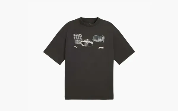 PUMA Men's Black F1 Graphic T-Shirt Black