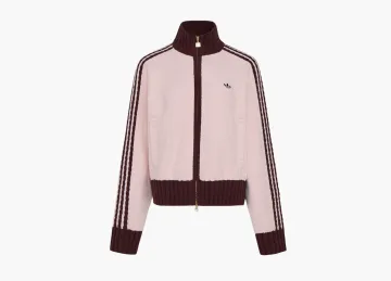 Adidas Originals Knit Track Top Sandy Pink