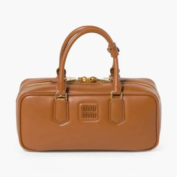 MIU MIU Arcadie Series Crossbody Bag Brown