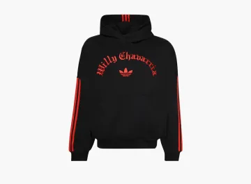 Adidas x Willy Chavarria Logo Hoodie Black