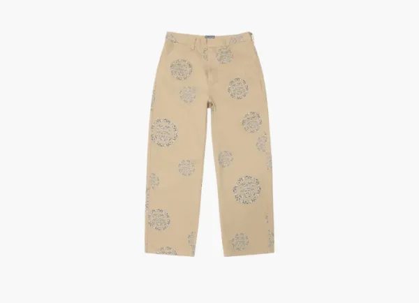 Stussy x Denim Tears SS Wreath Chino Pants Khaki