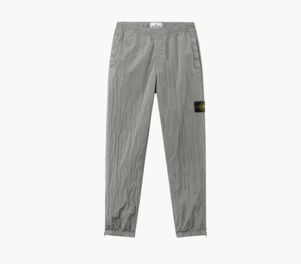 Stone Island Nylon Metal Econyl Trousers Pearl Grey