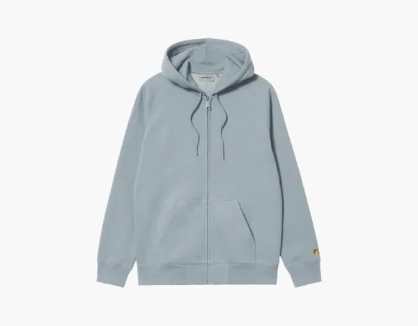 Carhartt WIP Hooded Chase Zip Jacket Grey