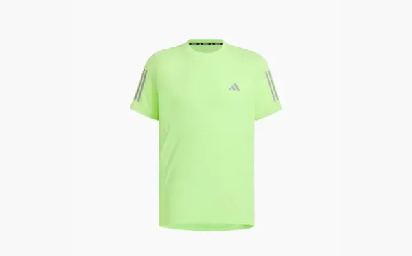 Adidas Own The Run SS25 T Shirt Dark Silver Gray