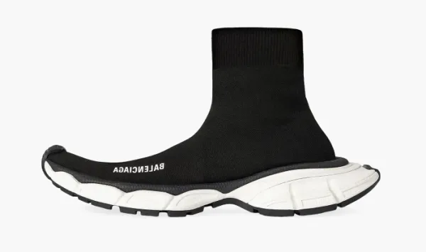 Balenciaga 3XL Sock Sneakers WMNS Black Recycled Knit