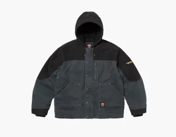 Supreme x Dickies Cordura Hooded Work Jacket Black