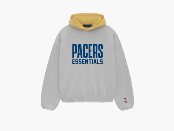 Fear of God Essentials x NBA Pacers Hoodie Light Heather Grey