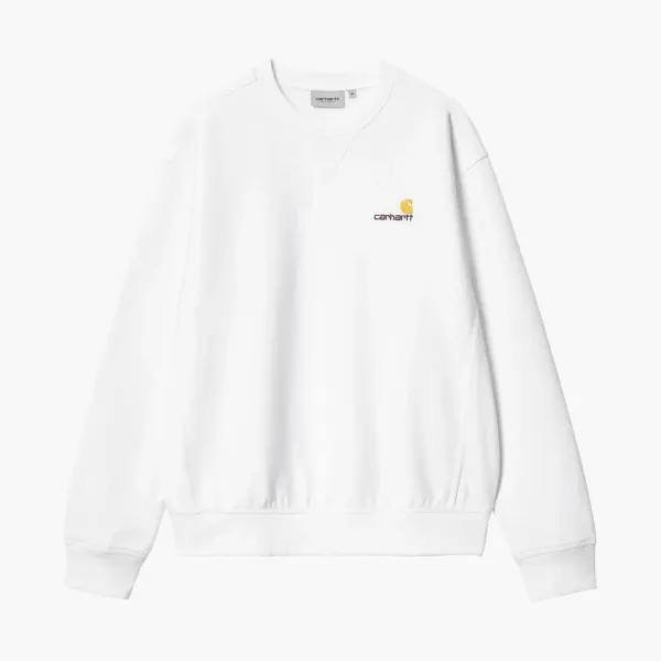 Carhartt WIP American Script Sweatshirt White