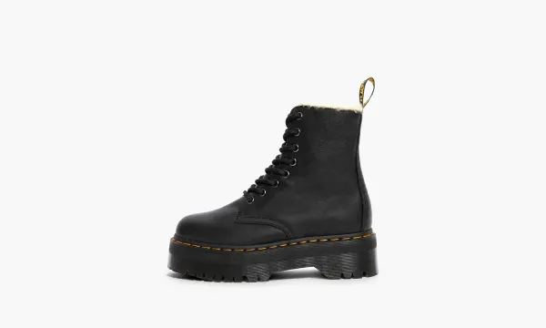 Dr. Martens Jadon Faux Fur Lined Black