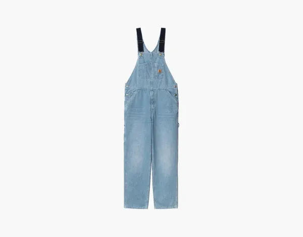 Carhartt WIP Denim Bib Overalls Light Blue