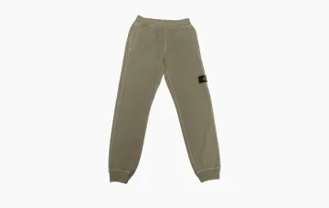  Stone Island Brushed Organic Cotton Fleece Sweatpants Brown