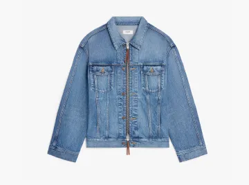 Celine Trucker Jacket Clear Waterfall