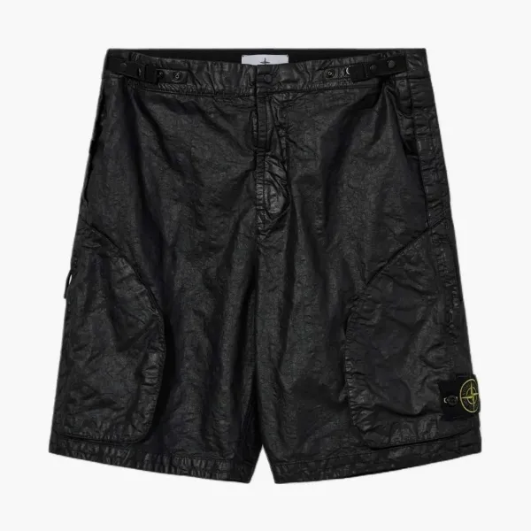 Stone Island Nylon Metal Watro-TC Cargo Shorts Black