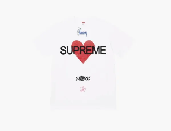 Supreme Announcing Tee White