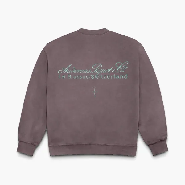 Cactus Jack by Travis Scott x Audemars Piguet Logo Crewneck II "Purple"