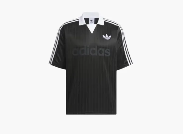 Adidas Originals Collared Goalie Top Crew  Black