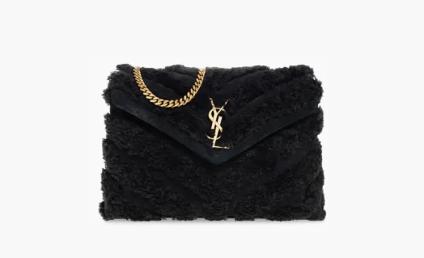 Saint Laurent Medium Loulou Shoulder Bag "Black"