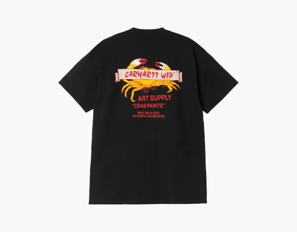Carhartt WIP Crab Paint T-Shirt Black
