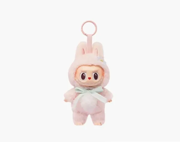 Pop Mart Labubu Close to Sweet Vinyl Plush Doll Pendant Keychain  Mokoko (17CМ)
