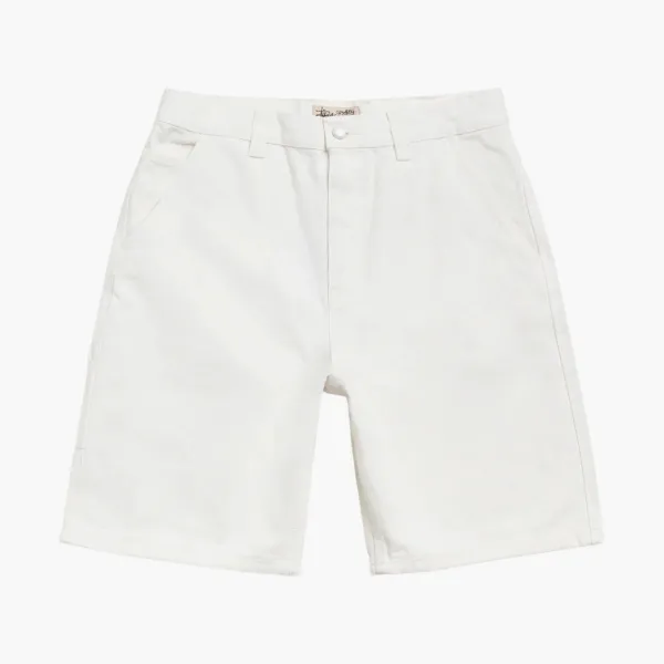 Stussy Canvas Work Shorts Bone