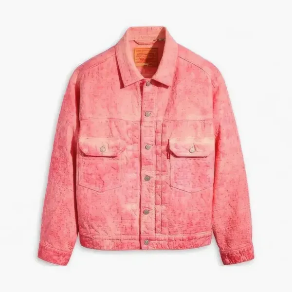 Stussy X Levi's Jacket Pink