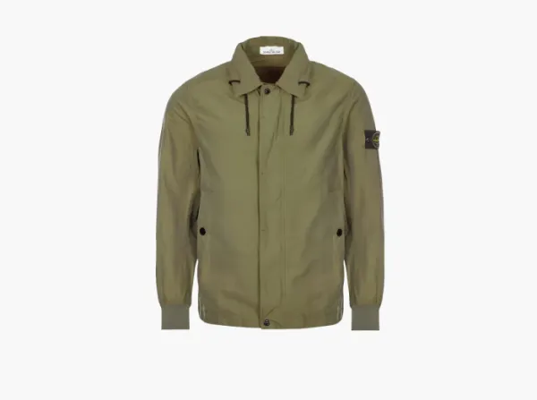 Stone Island Micro Reps Nylon Jacket Olive Green