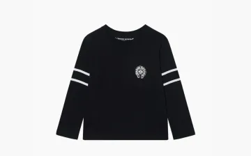 Chrome Hearts 33 Horseshoe Logo Long Sleeve Tee Black
