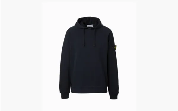 Stone Island Logo Patch Hoodie "Navy Blue"