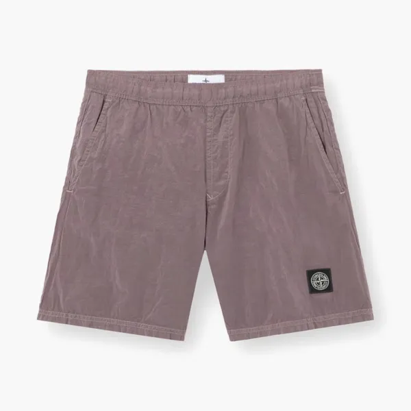 Stone Island Nylon Metal Econyl Swim Shorts Purple Grey