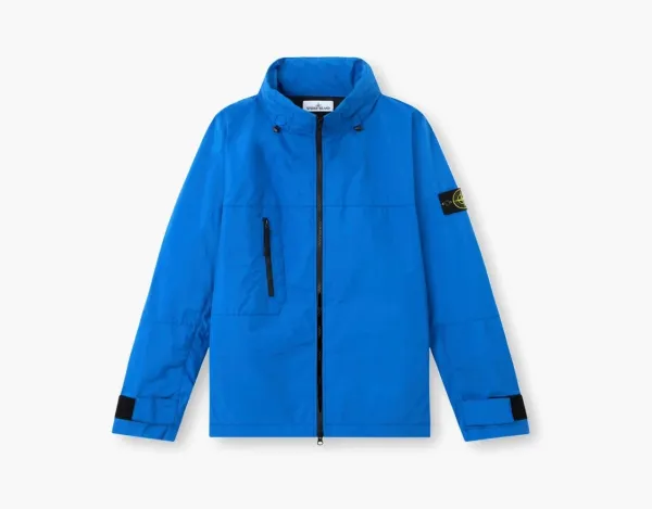 Stone Island Metal Lamina Poly Ripstop Jacket Bright Blue
