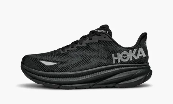 HOKA Wmns Clifton 9 GORE-TEX 'Triple Black' 2023
