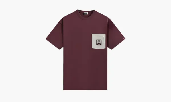 KITH X Columbia Ard Vintage Tee Burgundy