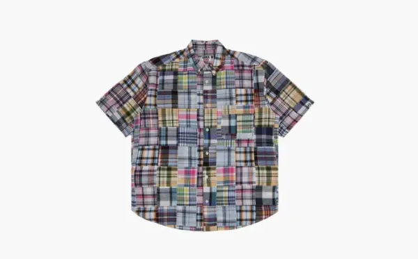 Supreme x Goodenough Patchwork Madras Short-Sleeve Shirt Multicolor