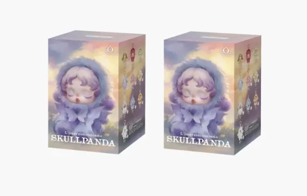 Pop Mart Skullpanda L'impressionnisme Plush Doll Sealed Case (2 Blind Boxes) (13.5 CM)