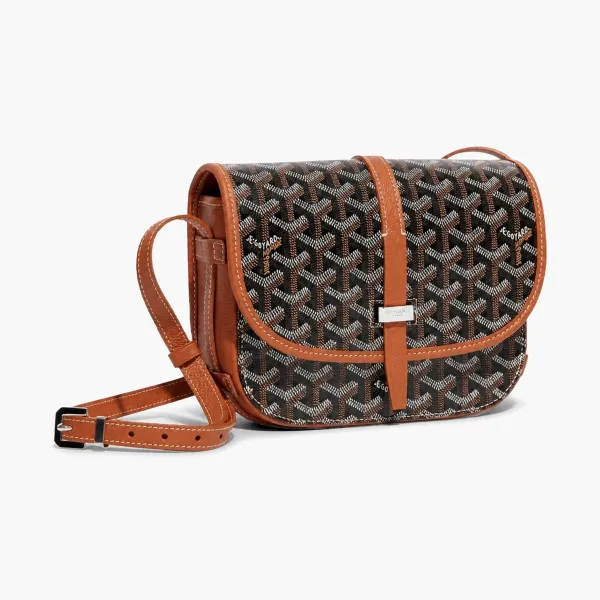 Goyard Belvedere PM Bag Black & Tan